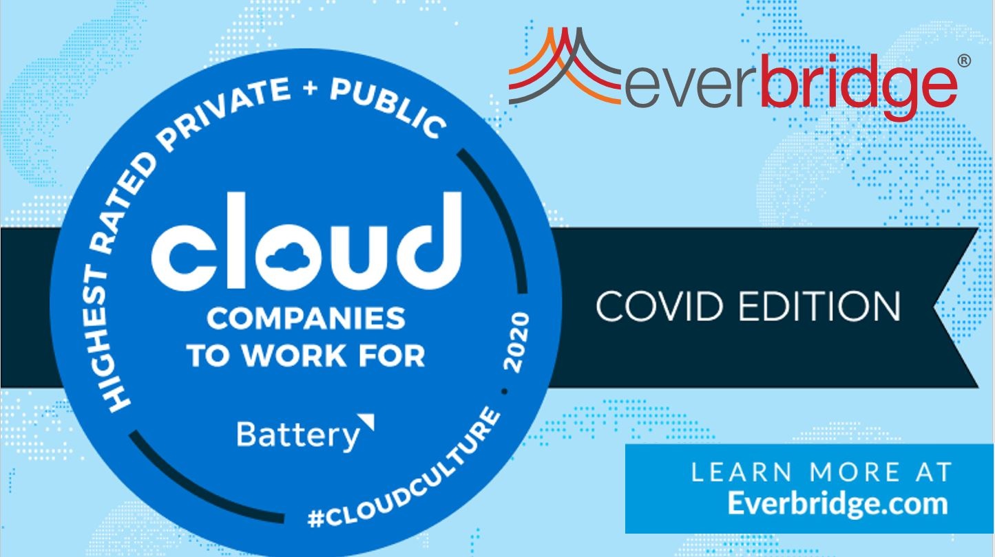 Everbridge Named Top Three Highest-Rated Public Cloud Company to Work For During COVID-19
