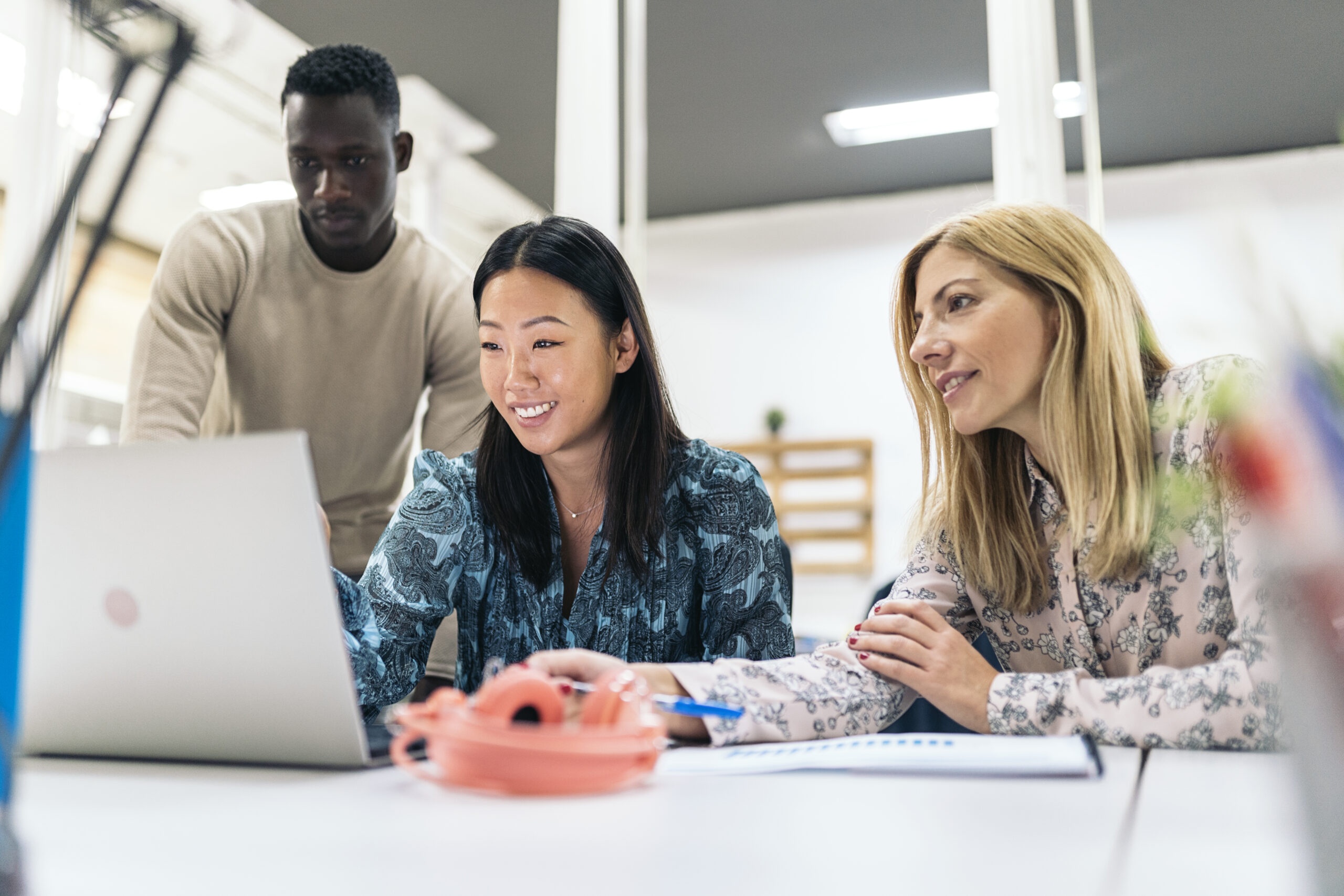 Employees in an office