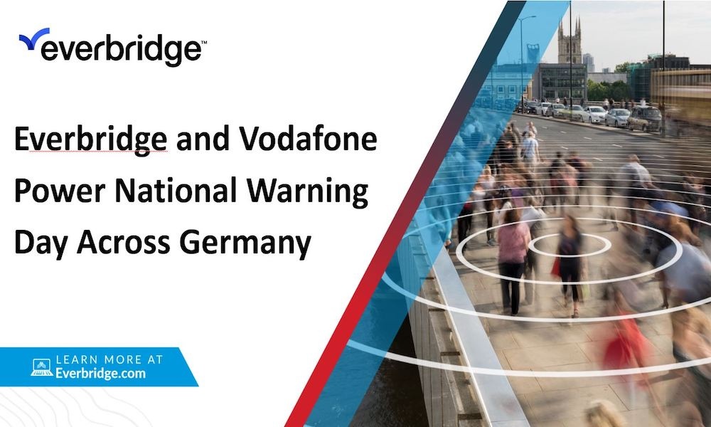 Everbridge and Vodafone Power National Warning Day Across Germany