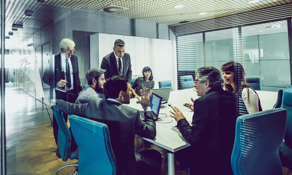 People Having A Business Meeting