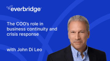 The COO’s role in business continuity and crisis response