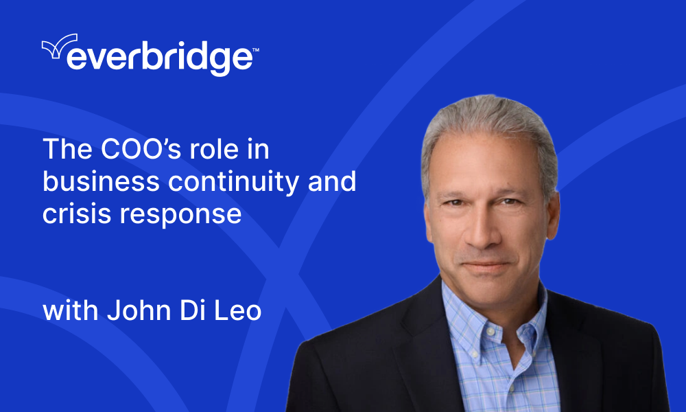 The COO’s role in business continuity and crisis response